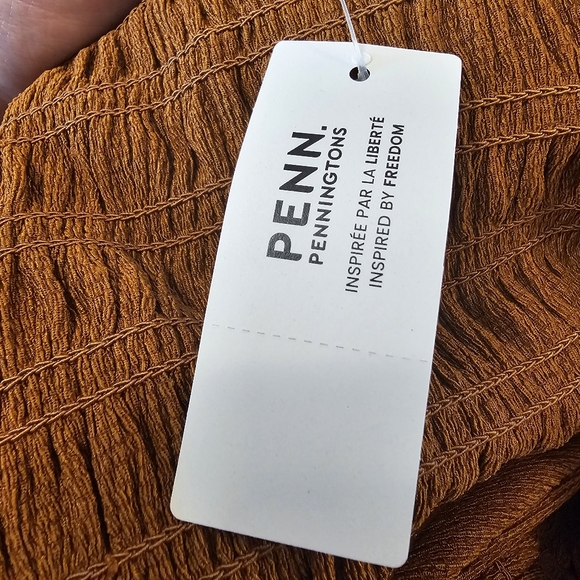 Brown Penningtons Women's Smocking Knit Top - Picture 5 of 8